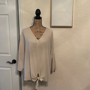 Chico’s blouse tan